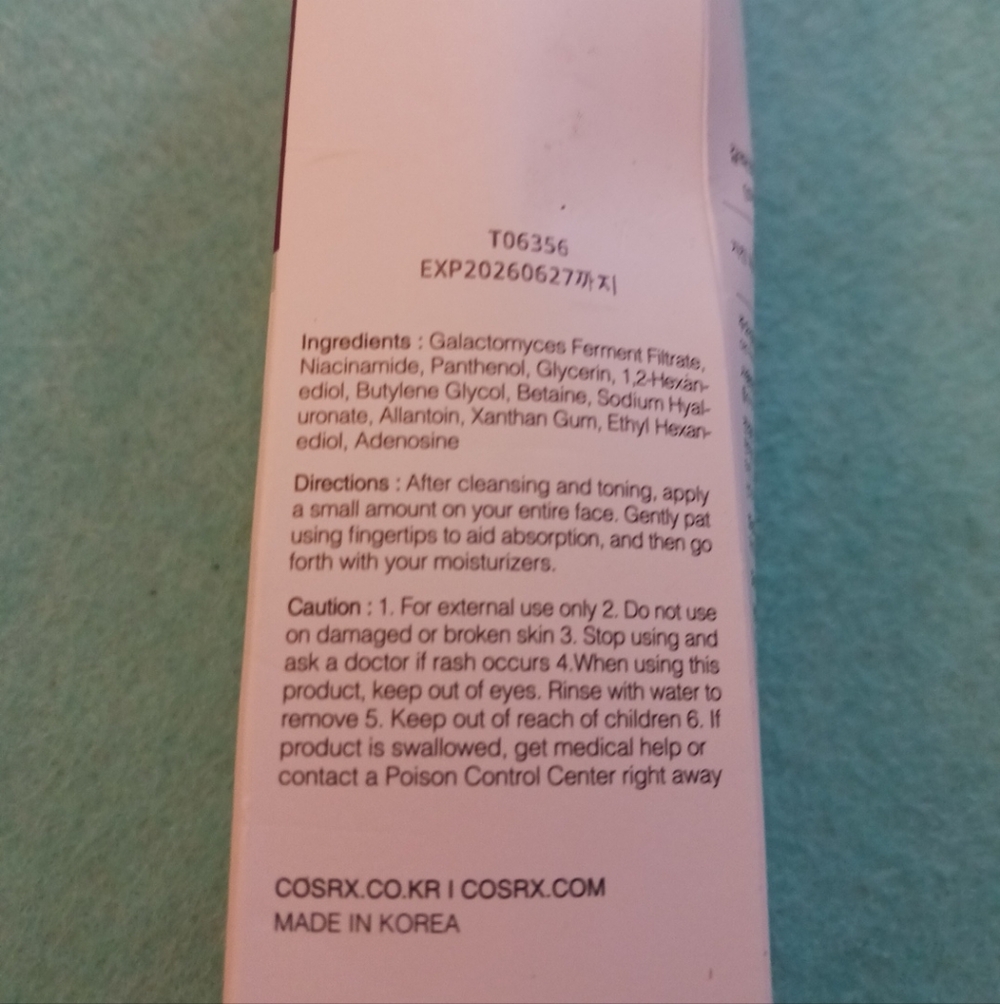 Cosrx Galactomyces 95 Tone Balancing Essence,  3.38 Fl oz , New Exp 6/2026 - Picture 5 of 6